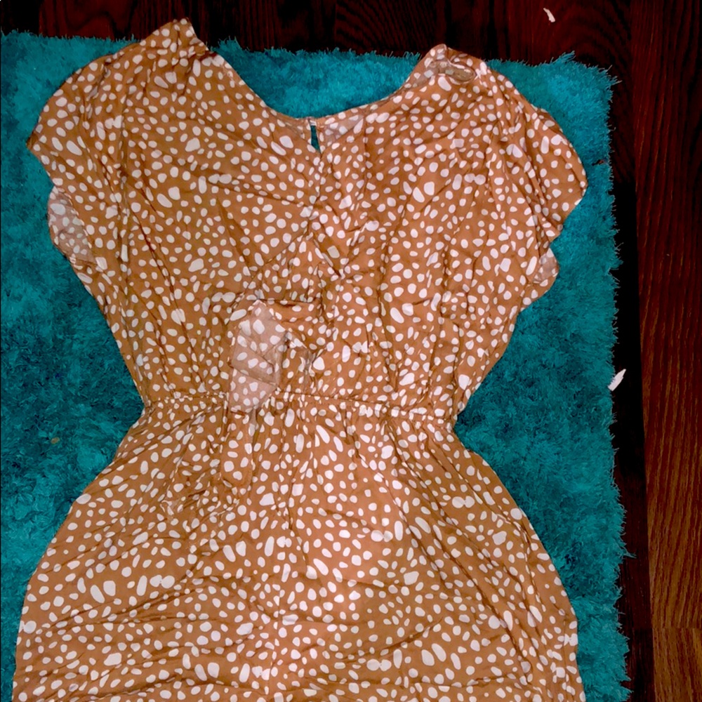Romper cheetah print
